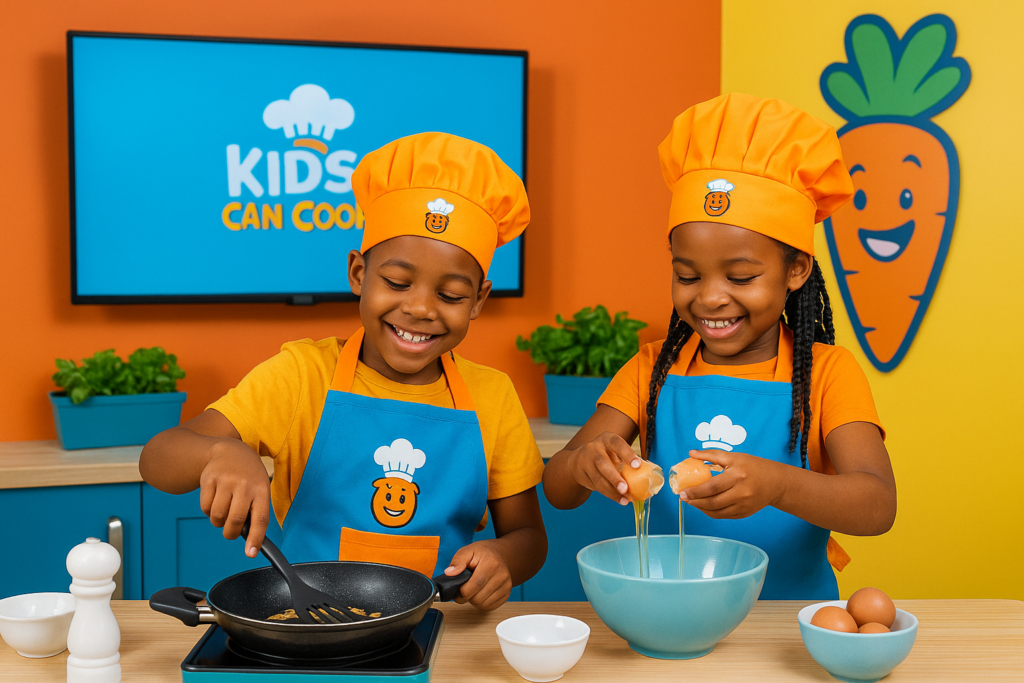Branded Merchandise for 'Kids Can Cook' How Chef Hats and Aprons Build Loyalty